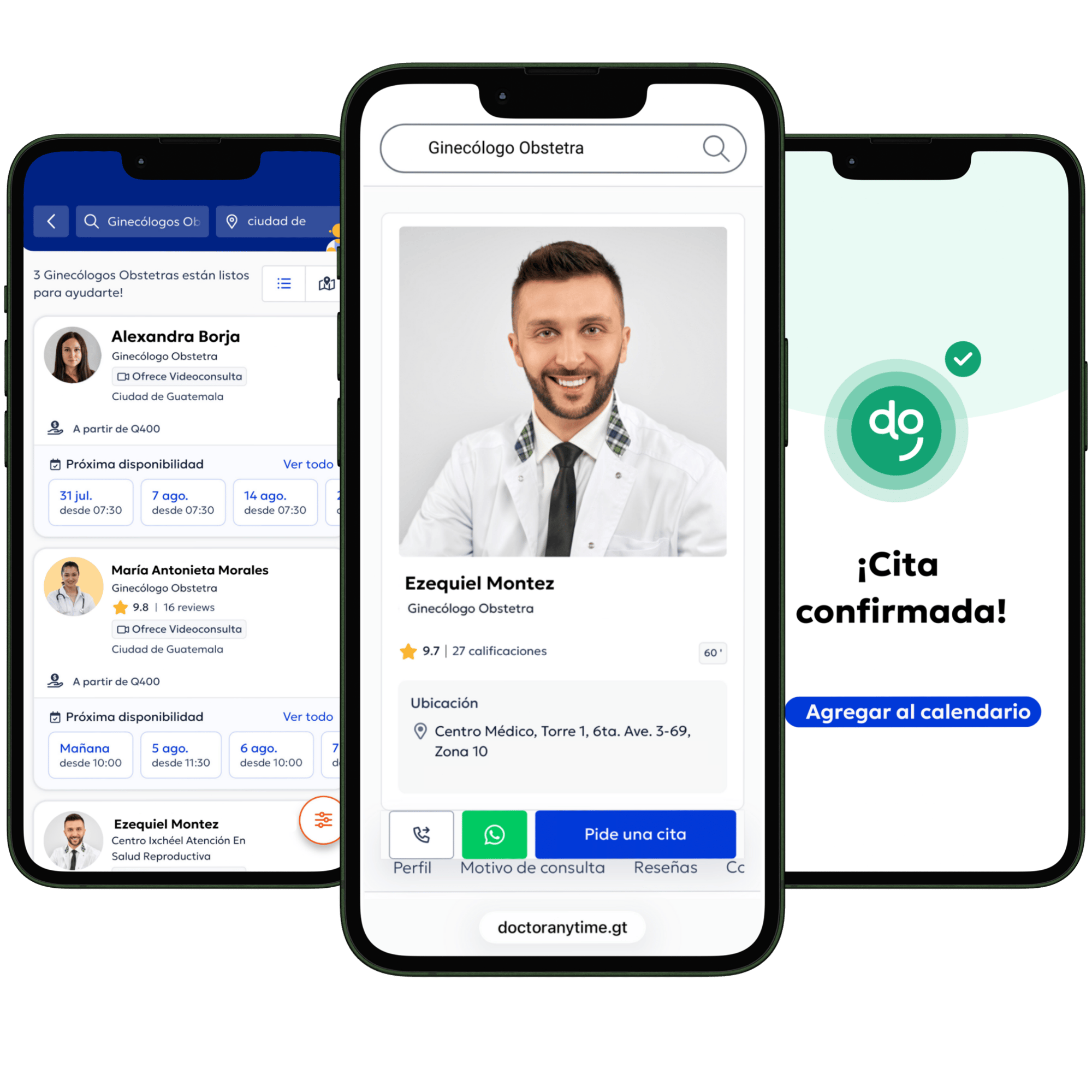 GT - B2B - Doctoranytime booking flow