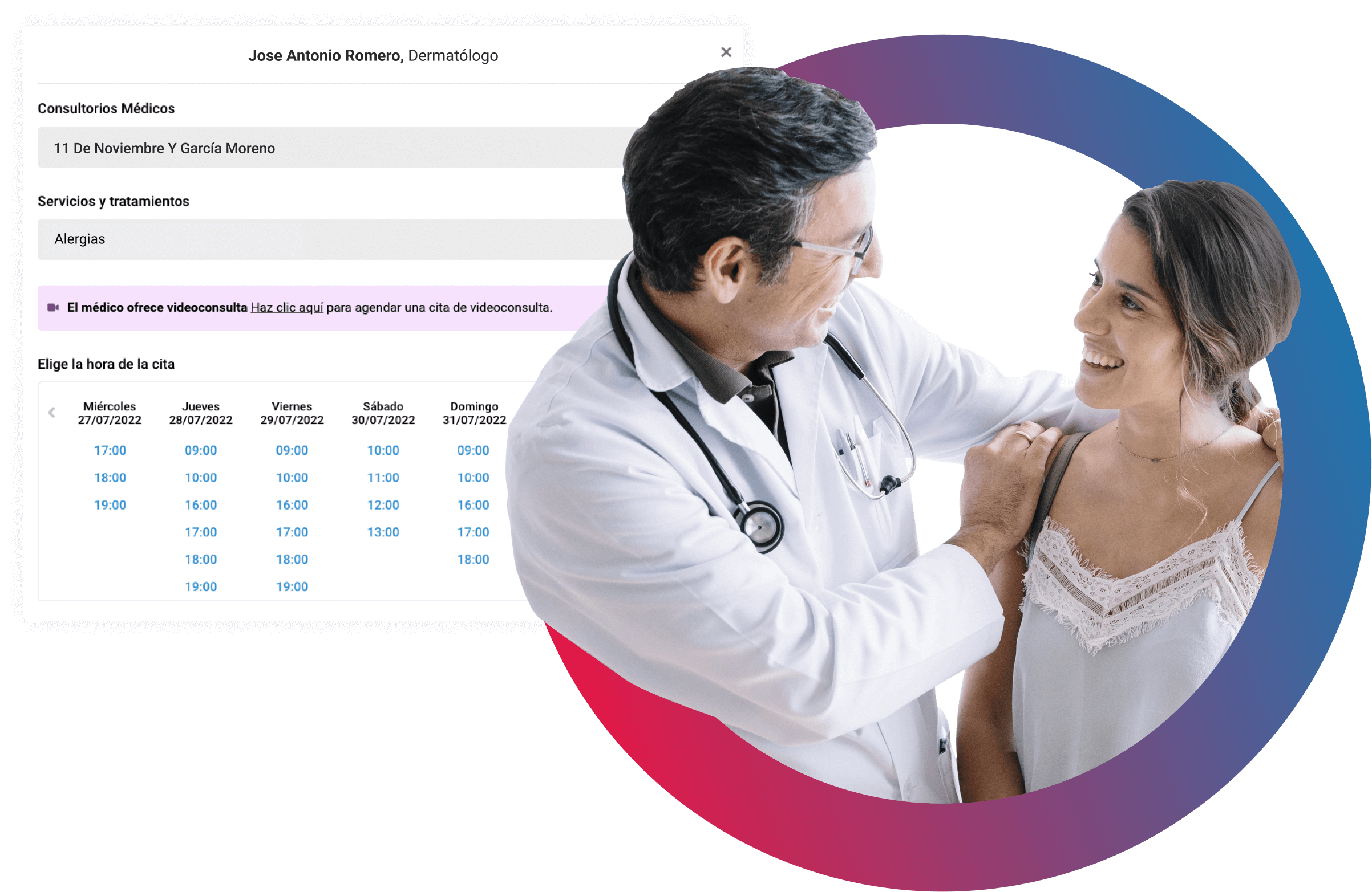 Consulta Medica exitosa con un Dermatólogo en la plataforma médica Doctoranytime para Ecuador